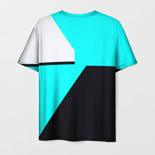 Мужская футболка Juventus sport geometry fc / 3D-принт – фото 2