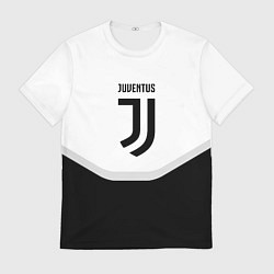 Футболка мужская Juventus black geometry sport, цвет: 3D-принт