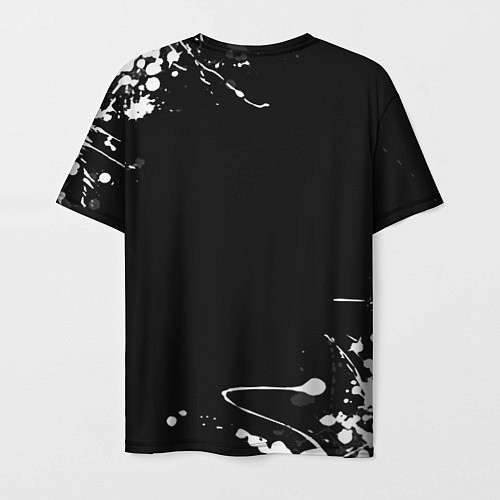 Мужская футболка Roblox текстура краски белые / 3D-принт – фото 2