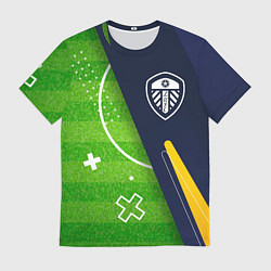 Мужская футболка Leeds United football field