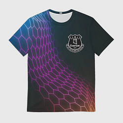 Мужская футболка Everton футбольная сетка
