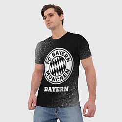 Футболка мужская Bayern sport на темном фоне, цвет: 3D-принт — фото 2