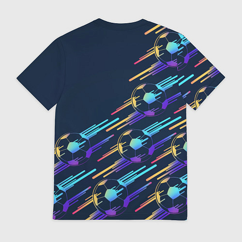 Мужская футболка Porto градиентные мячи / 3D-принт – фото 2