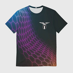 Мужская футболка Lazio футбольная сетка