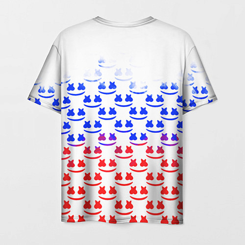 Мужская футболка Marshmello russia color / 3D-принт – фото 2