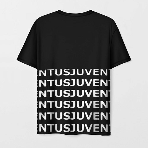 Мужская футболка Juventus pattern fc club steel / 3D-принт – фото 2