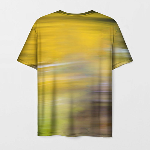 Мужская футболка Крик бегущего зайца / 3D-принт – фото 2