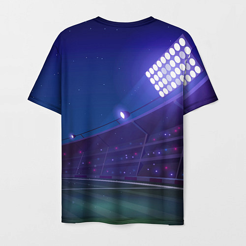 Мужская футболка Tottenham ночное поле / 3D-принт – фото 2