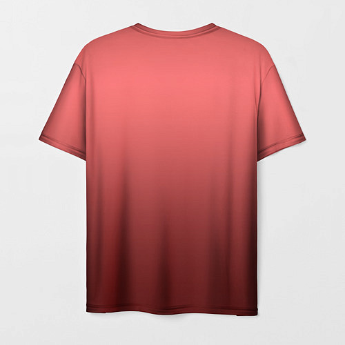 Мужская футболка Оттенок розовый антик градиент / 3D-принт – фото 2