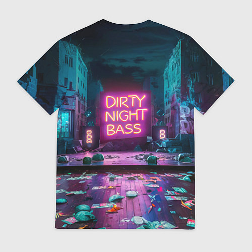 Мужская футболка Кибер street / 3D-принт – фото 2