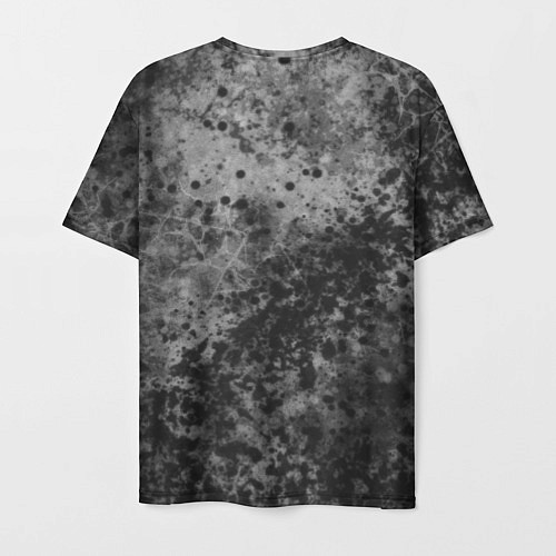 Мужская футболка Абстракция - серый пунш / 3D-принт – фото 2
