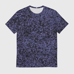Мужская футболка Абстракция брызги фиолетовый