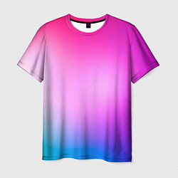 Футболка мужская Colorful gradient, цвет: 3D-принт