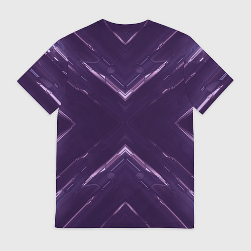 Мужская футболка Космические треугольники икс / 3D-принт – фото 2