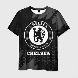 Футболка мужская Chelsea sport на темном фоне, цвет: 3D-принт