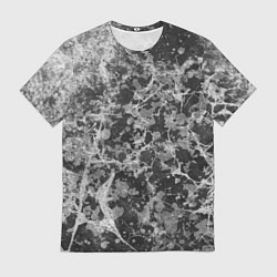 Мужская футболка Абстракция - серый антрацит