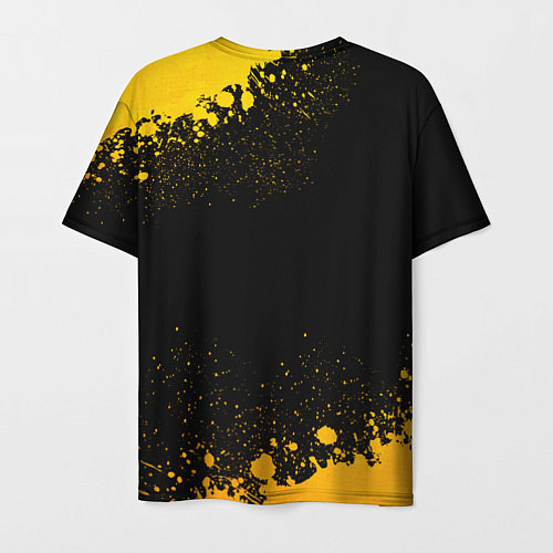 Мужская футболка PSV - gold gradient / 3D-принт – фото 2