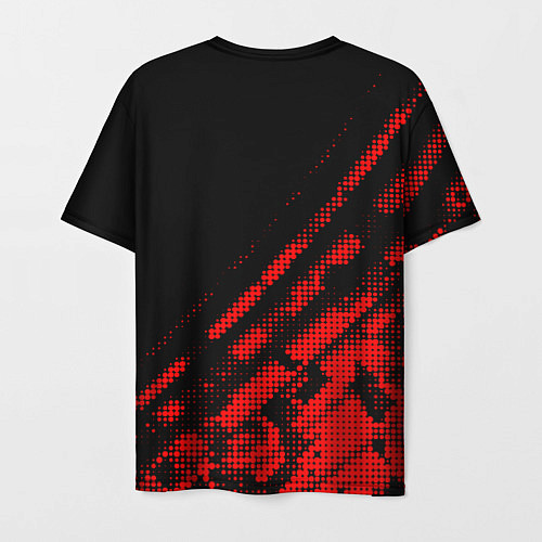 Мужская футболка Sevilla sport grunge / 3D-принт – фото 2