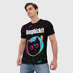 Футболка мужская Limp Bizkit - rock star cat, цвет: 3D-принт — фото 2