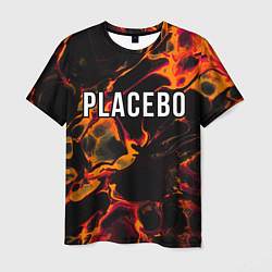 Футболка мужская Placebo red lava, цвет: 3D-принт