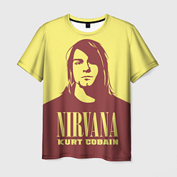 Футболка мужская Kurt Cobain Nirvana, цвет: 3D-принт