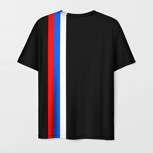 Мужская футболка Великая отечественная - триколор полосы / 3D-принт – фото 2