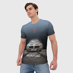 Футболка мужская Американский масл-кар Pontiac, цвет: 3D-принт — фото 2