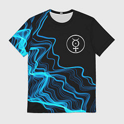 Футболка мужская Marilyn Manson sound wave, цвет: 3D-принт