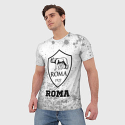 Футболка мужская Roma sport на светлом фоне, цвет: 3D-принт — фото 2