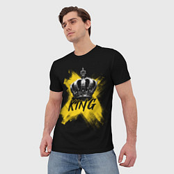 Футболка мужская Корона Кинга, цвет: 3D-принт — фото 2