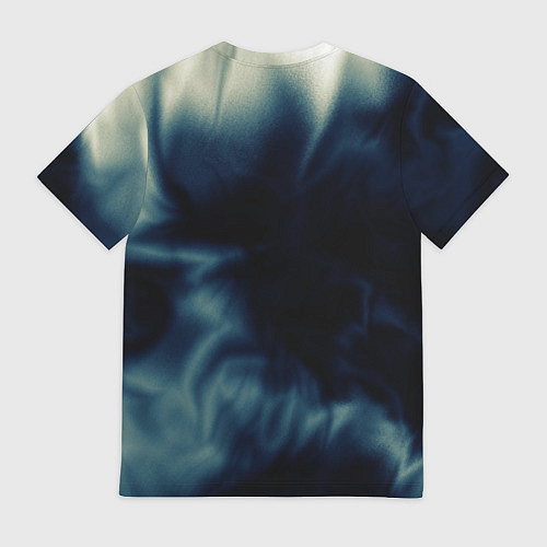 Мужская футболка Абстрактный тёмно-синий / 3D-принт – фото 2