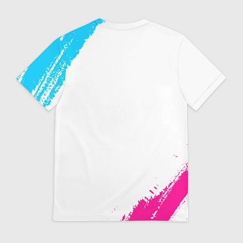 Мужская футболка West Ham neon gradient style / 3D-принт – фото 2