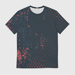 Мужская футболка Брызги краски на стену