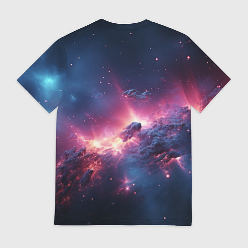 Мужская футболка Взрыв в космосе / 3D-принт – фото 2