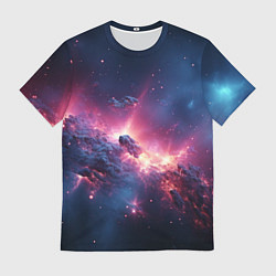 Мужская футболка Взрыв в космосе