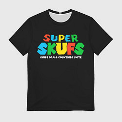 Футболка мужская Super skufs, цвет: 3D-принт