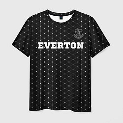 Футболка мужская Everton sport на темном фоне посередине, цвет: 3D-принт