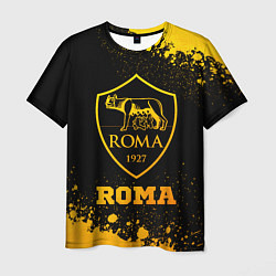 Футболка мужская Roma - gold gradient, цвет: 3D-принт