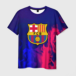 Футболка мужская Barcelona fc club gradient, цвет: 3D-принт