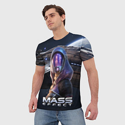 Футболка мужская Mass Effect ТалиЗора, цвет: 3D-принт — фото 2