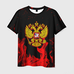 Футболка мужская Герб России возрождение империи, цвет: 3D-принт