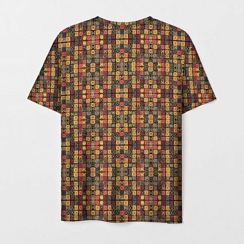 Мужская футболка Абстрактный африканский узор / 3D-принт – фото 2