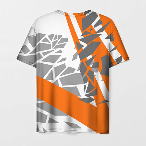 Мужская футболка Racing texture / 3D-принт – фото 2