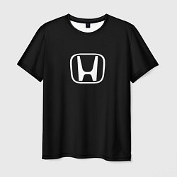 Футболка мужская Honda white logo, цвет: 3D-принт