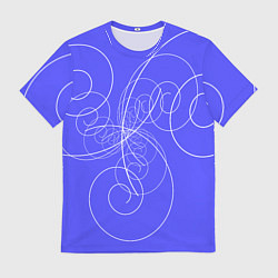 Мужская футболка Спирали расходящиеся в стороны