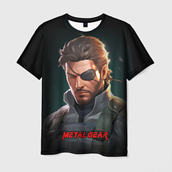 Футболка мужская Веном Снейк из игры Metal gear, цвет: 3D-принт