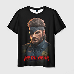 Футболка мужская Веном Снейк из игры Metal gear, цвет: 3D-принт