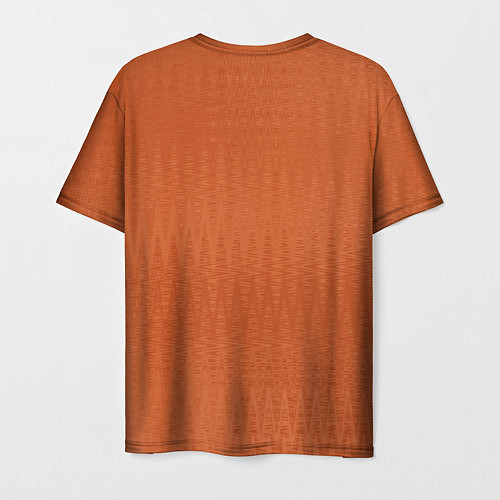 Мужская футболка Светлый коричневый текстурированный / 3D-принт – фото 2