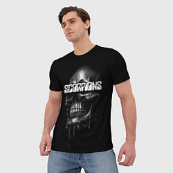 Футболка мужская Scorpions rock, цвет: 3D-принт — фото 2