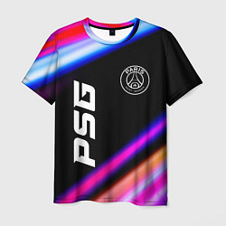 Футболка мужская PSG speed game lights, цвет: 3D-принт